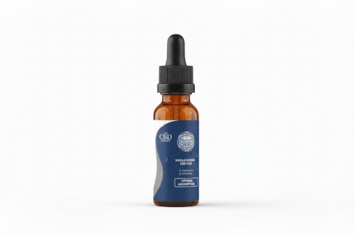 Bottle of The CBD Expert's ultra high-potency CBD Whole Flower Fluid (10,000mg).